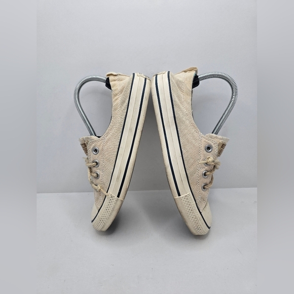 Converse | CTAS Shoreline cream canvas slip-on sporty sneakers | WMS 7.5 - Picture 11 of 12